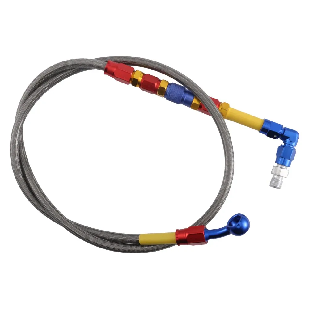 Motorcycle Brake Clutch Oil Hose Flexible Rotatable Extended Connector Braided Steel Tube Pipe Line Cable 100cm for Motorbike
Motorcycle Brake Clutch Oil Hose Flexible Rotatable Extended Connector Braided Steel Tube Pipe Line Cable 100cm for Motorbike