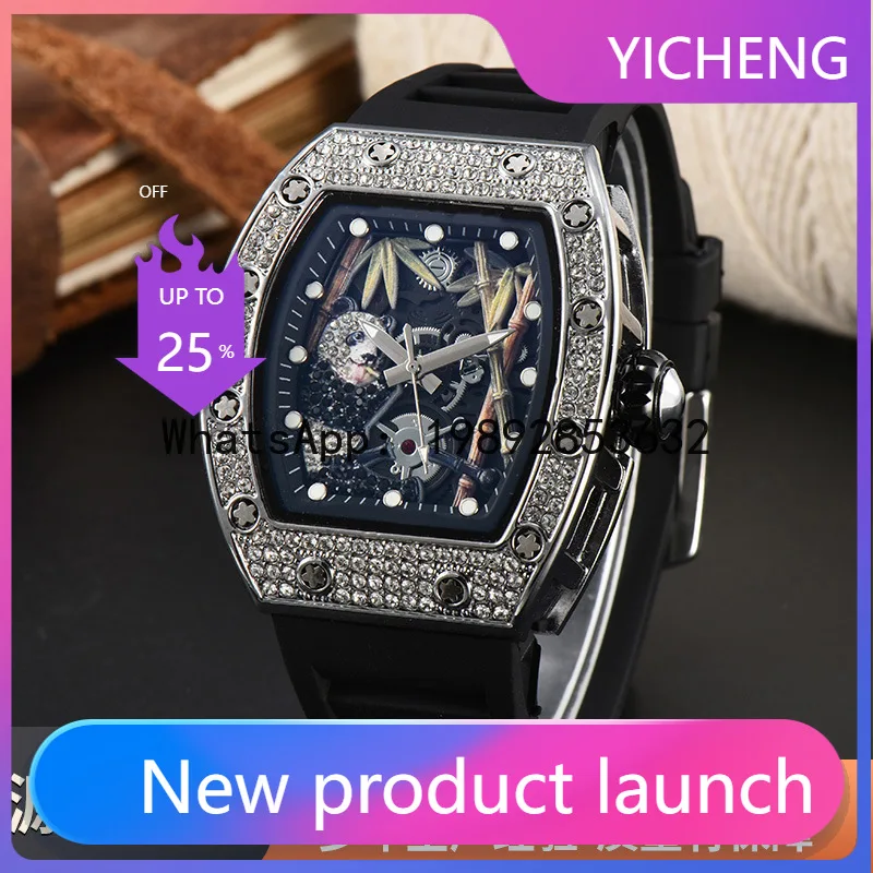 LYY Diamond Quartz Watch Panda Bamboo Hollow Dial Fashion Sports Watch Spot
LYY Diamond Quartz Watch Panda Bamboo Hollow Dial Fashion Sports Watch Spot