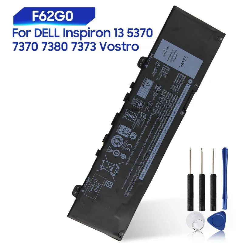 Новая высококачественная сменная батарея для Dell Inspiron 13 7380 7373 5370 7370 Vostro 39DY5 039DY5 RPJC3 0RPJC3 F62G0 F62GO 38 Втч
Новая высококачественная сменная батарея для Dell Inspiron 13 7380 7373 5370 7370 Vostro 39DY5 039DY5 RPJC3 0RPJC3 F62G0 F62GO 38 Втч