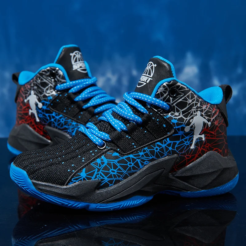 Детские баскетбольные кроссовки, противоскользящие мягкие кроссовки, дышащая спортивная обувь с высоким берцем, баскетбольные армейские ботинки с поддержкой щиколотки
Детские баскетбольные кроссовки, противоскользящие мягкие кроссовки, дышащая спортивная обувь с высоким берцем, баскетбольные армейские ботинки с поддержкой щиколотки