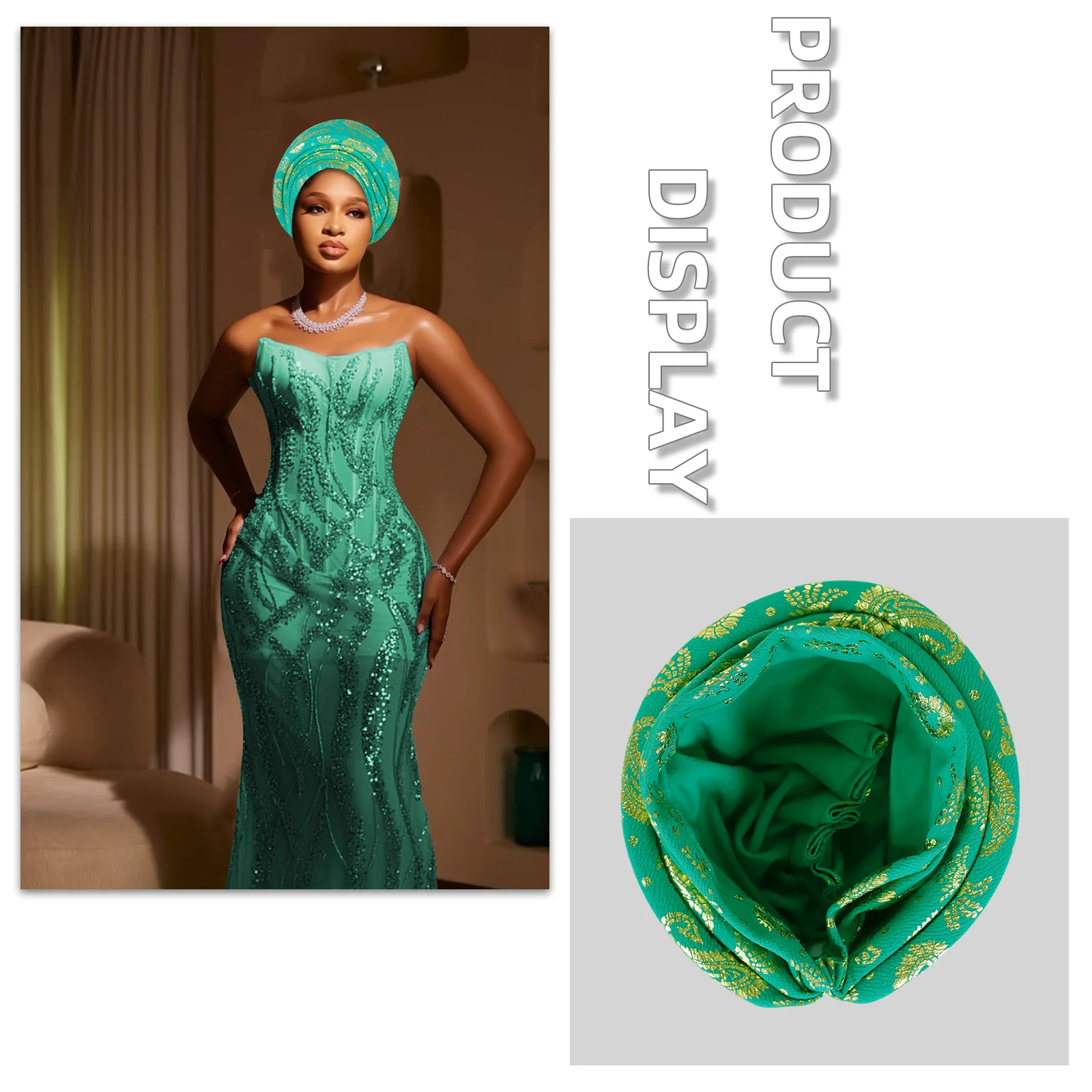 Женский тюрбан, женский головной убор в африканском стиле с автогелем, женская повязка на голову, нигерийский вечерние головной убор, мусульманский хиджаб, головной убор
Женский тюрбан, женский головной убор в африканском стиле с автогелем, женская повязка на голову, нигерийский вечерние головной убор, мусульманский хиджаб, головной убор