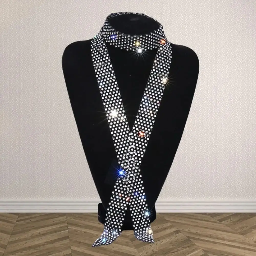 Clothing Decoration Korean Rhinestone Necktie Dazzling Alloy Rhinestone Tie Black Harajuku Style Long Necklace Party
Clothing Decoration Korean Rhinestone Necktie Dazzling Alloy Rhinestone Tie Black Harajuku Style Long Necklace Party