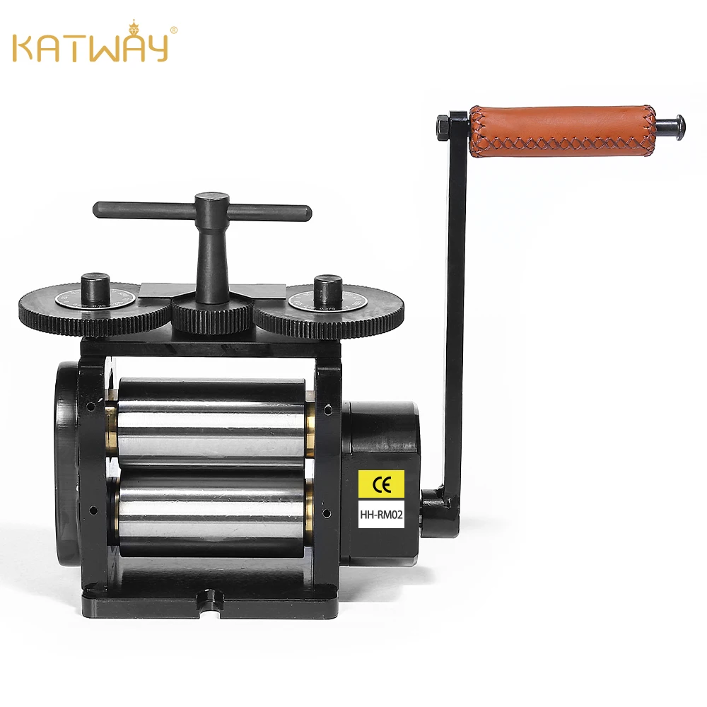 KATWAY Black Rolling Mill 130MM Flat Jewelry Jewellery Ring Making Engraving Machine Metal Gold Silver Engraver Tool HH-RM02B
KATWAY Black Rolling Mill 130MM Flat Jewelry Jewellery Ring Making Engraving Machine Metal Gold Silver Engraver Tool HH-RM02B