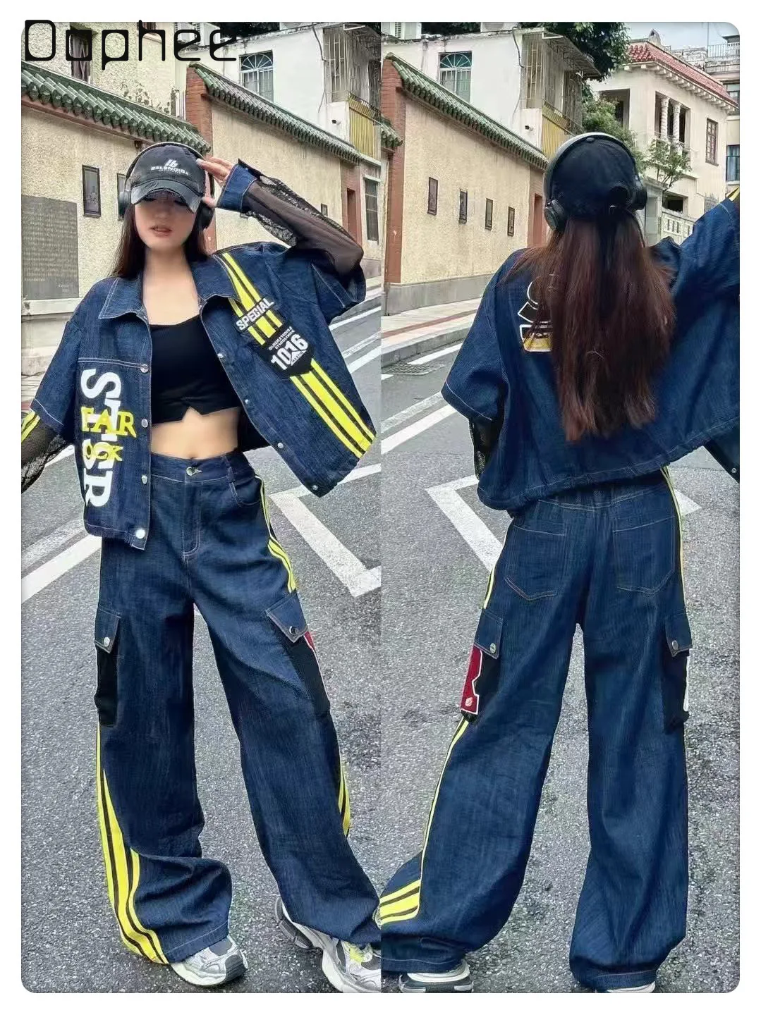 European Straight-leg Pants Women's 2026 Summer New Repair Heavy Industry Letter Labeling Large Pocket Yellow Jeans Baggy Jeans
European Straight-leg Pants Women's 2026 Summer New Repair Heavy Industry Letter Labeling Large Pocket Yellow Jeans Baggy Jeans