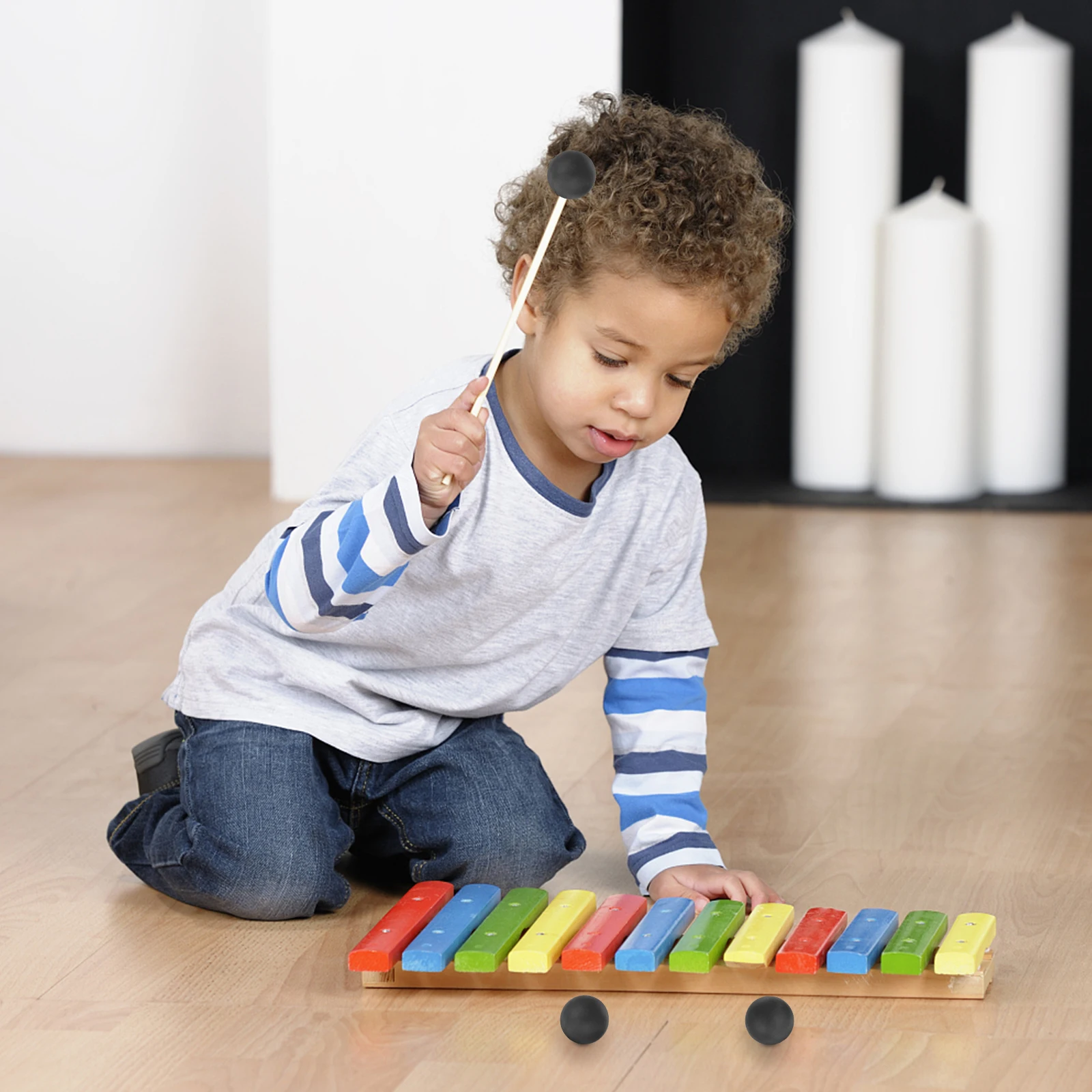 10pcs Children's Percussion Hammer Rods Marimba Drumstick Heads Music Instrument Mallet Tips Xylophone Sticks for Beginners
10pcs Children's Percussion Hammer Rods Marimba Drumstick Heads Music Instrument Mallet Tips Xylophone Sticks for Beginners