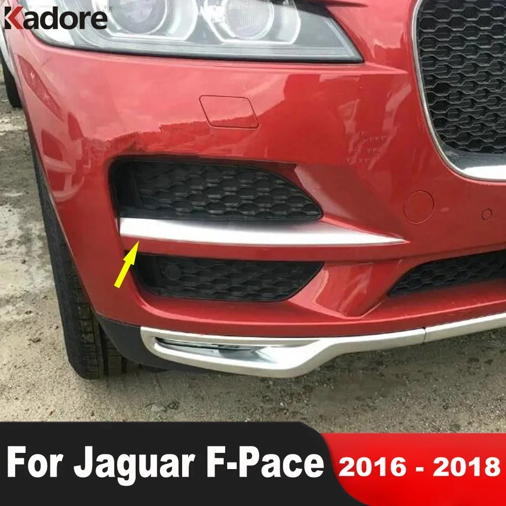 Front Fog Light Lamp Eyebrow Cover Trim For Jaguar F-PACE 2016 2017 2018 Matte Car Foglight Foglamp Eyelid Strip Accessories
Front Fog Light Lamp Eyebrow Cover Trim For Jaguar F-PACE 2016 2017 2018 Matte Car Foglight Foglamp Eyelid Strip Accessories