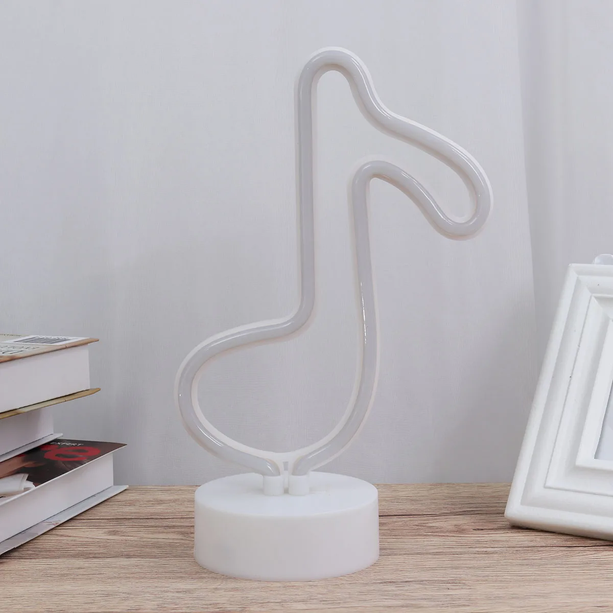Musical Note Shape Neon Sign LED Neon Light Sign with Holder Base For Home Party Birthday Bedroom Bedside Table Decoration
Musical Note Shape Neon Sign LED Neon Light Sign with Holder Base For Home Party Birthday Bedroom Bedside Table Decoration