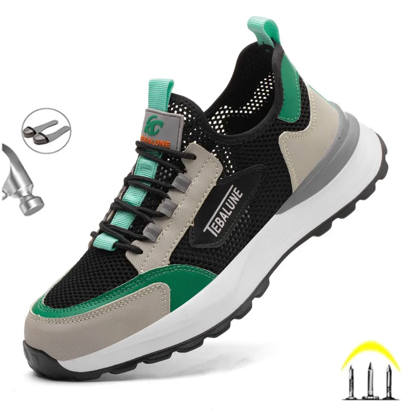 Plastic Toe Summer Breathable Labor Shoes Composite Toe Cap Indestructible Work Safety Boots Sneakers Lightweight Male Shoes
Plastic Toe Summer Breathable Labor Shoes Composite Toe Cap Indestructible Work Safety Boots Sneakers Lightweight Male Shoes