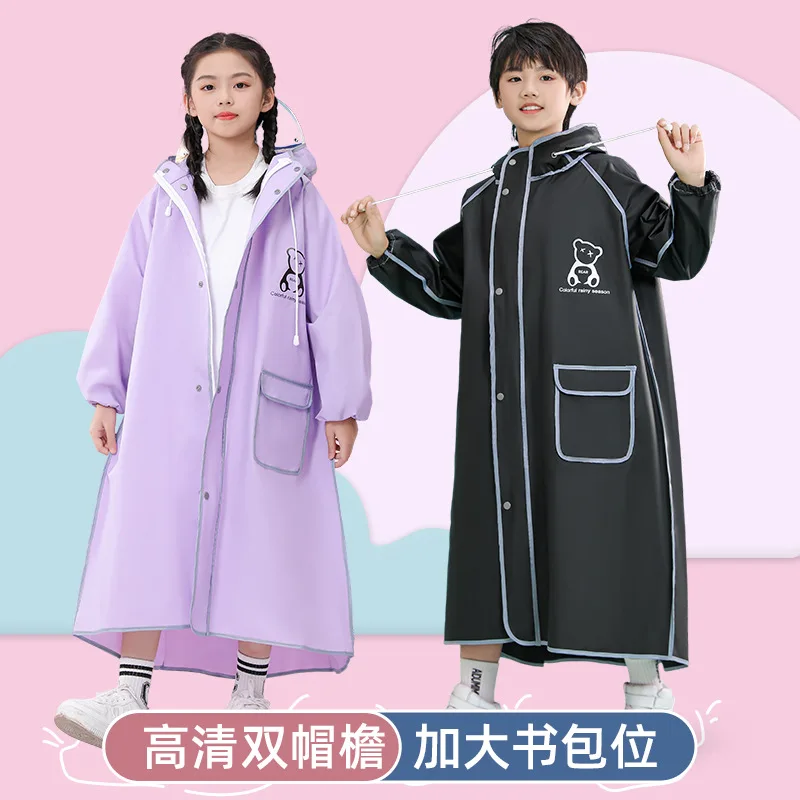Children's Outdoor Raincoat Primary School Students Backpack Full BodyRaincoat Cartoon Thicken and Lengthen
Children's Outdoor Raincoat Primary School Students Backpack Full BodyRaincoat Cartoon Thicken and Lengthen