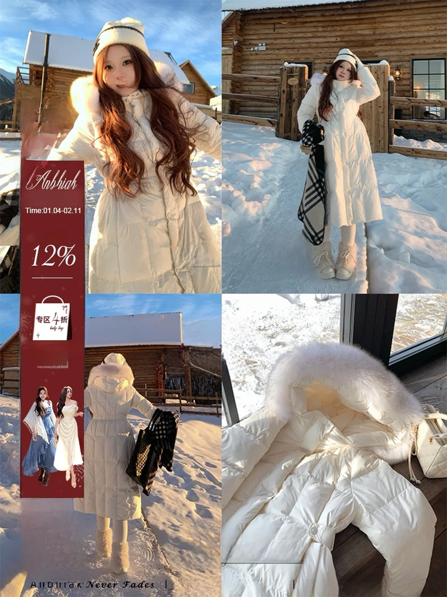 Annie, корейский Sle Thiened, теплый пуховик с капюшоном, женский пуховик больших размеров с застежкой на талии, меховой воротник, обычная посадка
Annie, корейский Sle Thiened, теплый пуховик с капюшоном, женский пуховик больших размеров с застежкой на талии, меховой воротник, обычная посадка