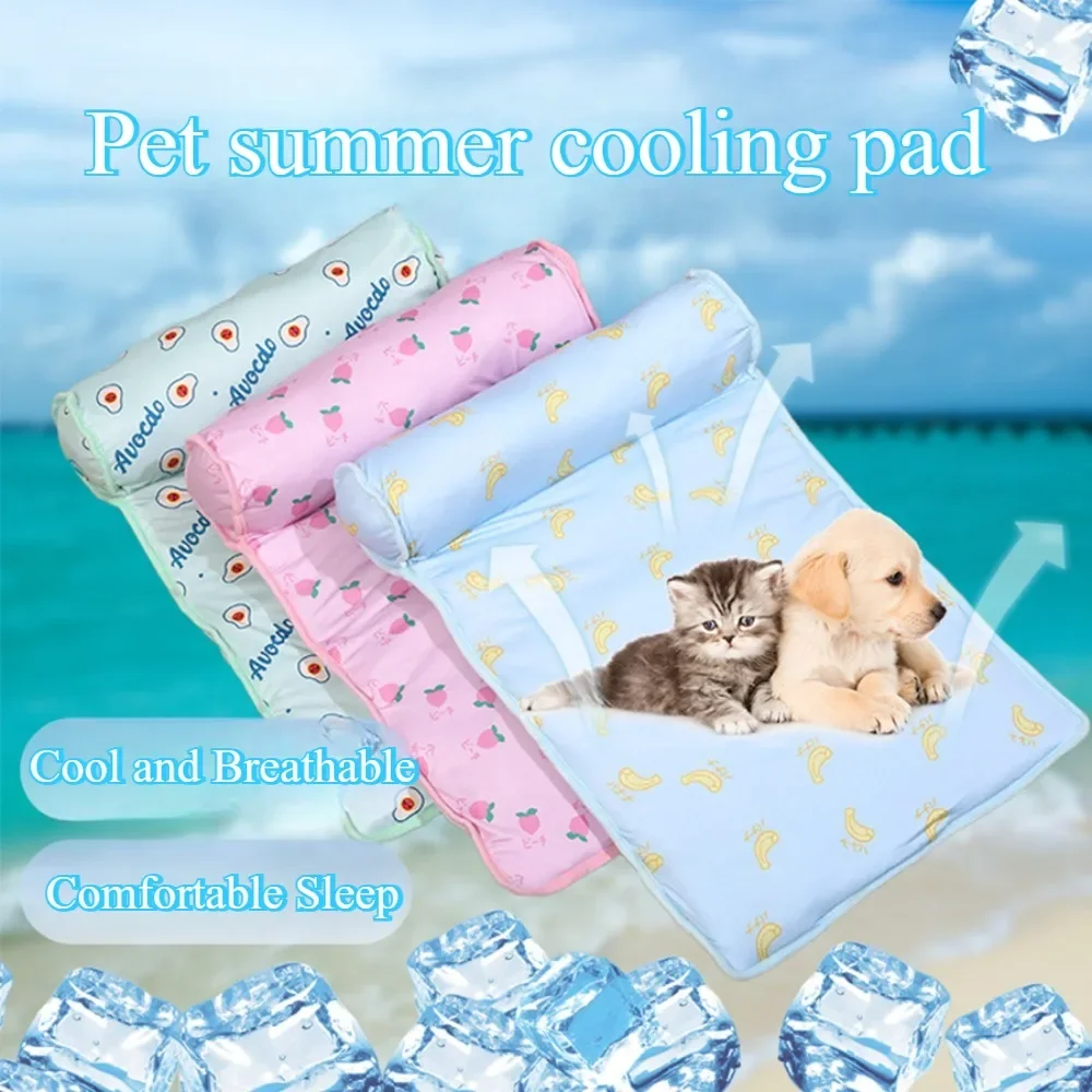 Pet Ice Pad Dog Bed Soft Comfortable Cool Summer Ice Silk Cotton Mat for Dogs Calming dog bed Dog drying towel Small blanket
Pet Ice Pad Dog Bed Soft Comfortable Cool Summer Ice Silk Cotton Mat for Dogs Calming dog bed Dog drying towel Small blanket