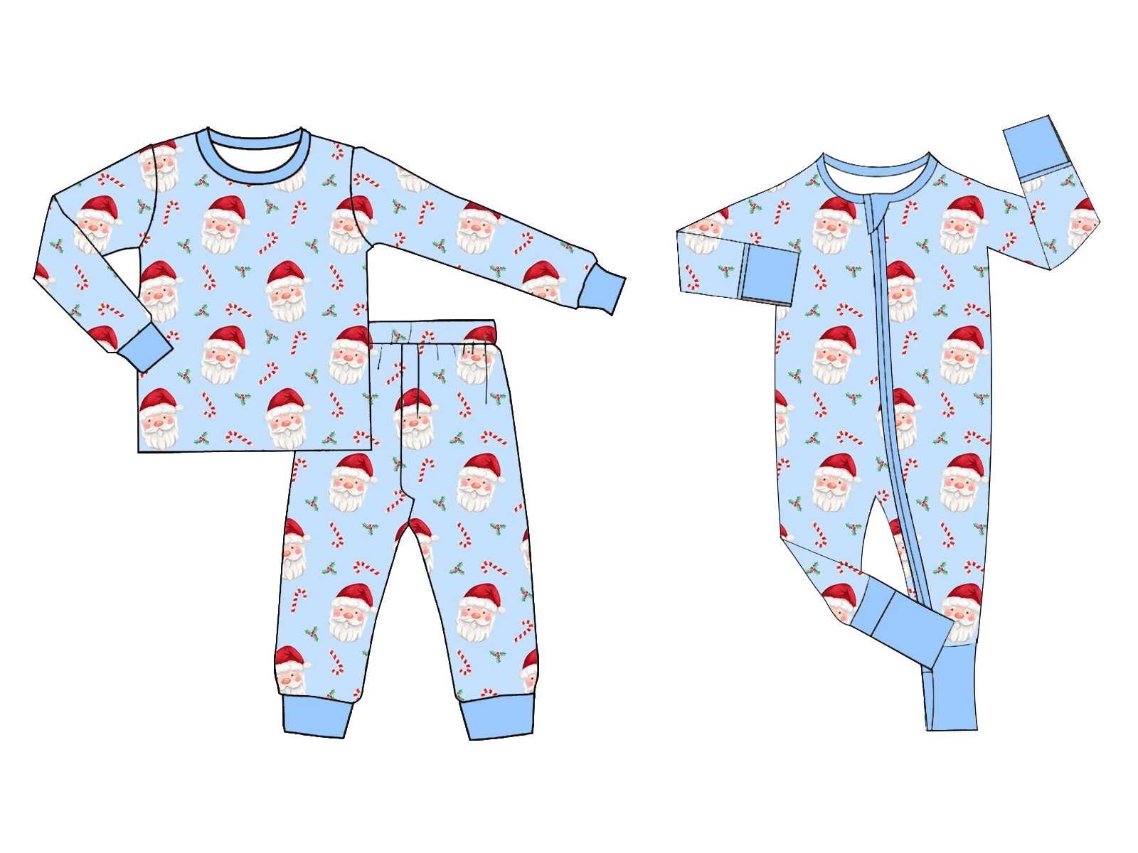 Wholesale High Quality Children Pajama Set Boys Santa Claus Long Sleeve Set Baby Zipper Bodysuit Sleepwear Christmas Outfit
Wholesale High Quality Children Pajama Set Boys Santa Claus Long Sleeve Set Baby Zipper Bodysuit Sleepwear Christmas Outfit