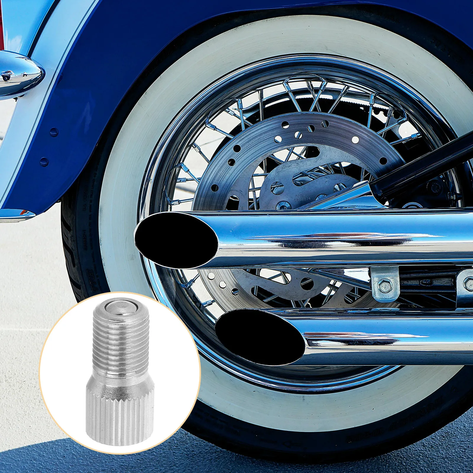 19Mm Metal Valve Stem Extender Cap Copper Chrome Plated for Tire Inflation Easy Screw on Air Valve Extension Car Truck Bike
19Mm Metal Valve Stem Extender Cap Copper Chrome Plated for Tire Inflation Easy Screw on Air Valve Extension Car Truck Bike
