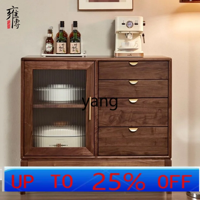 LHH solid wood retro brown living room dining side cabinet simple storage household entrance tea cabinet
LHH solid wood retro brown living room dining side cabinet simple storage household entrance tea cabinet