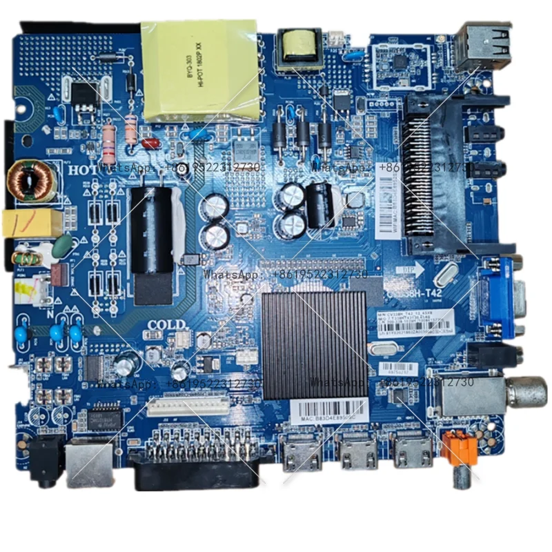 CV338H-T42 foreign private network WiFi TV main board test dual core high definition with remote control
CV338H-T42 foreign private network WiFi TV main board test dual core high definition with remote control