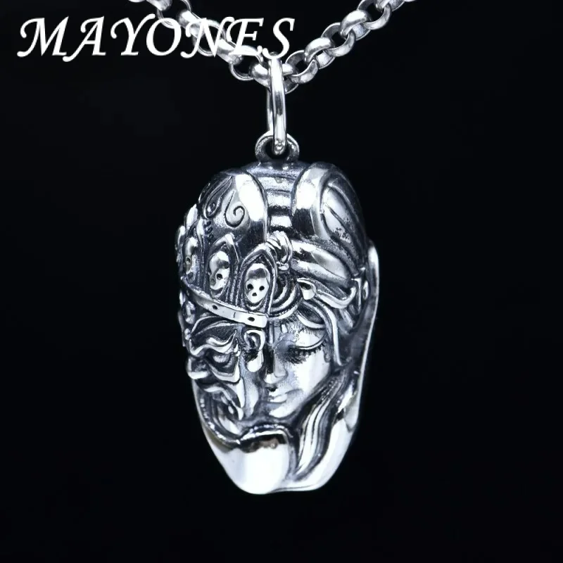 New S925 Sterling Silver Retro Original National Goddess of Wealth Zakiram Pendant Men's and Women's Style
New S925 Sterling Silver Retro Original National Goddess of Wealth Zakiram Pendant Men's and Women's Style