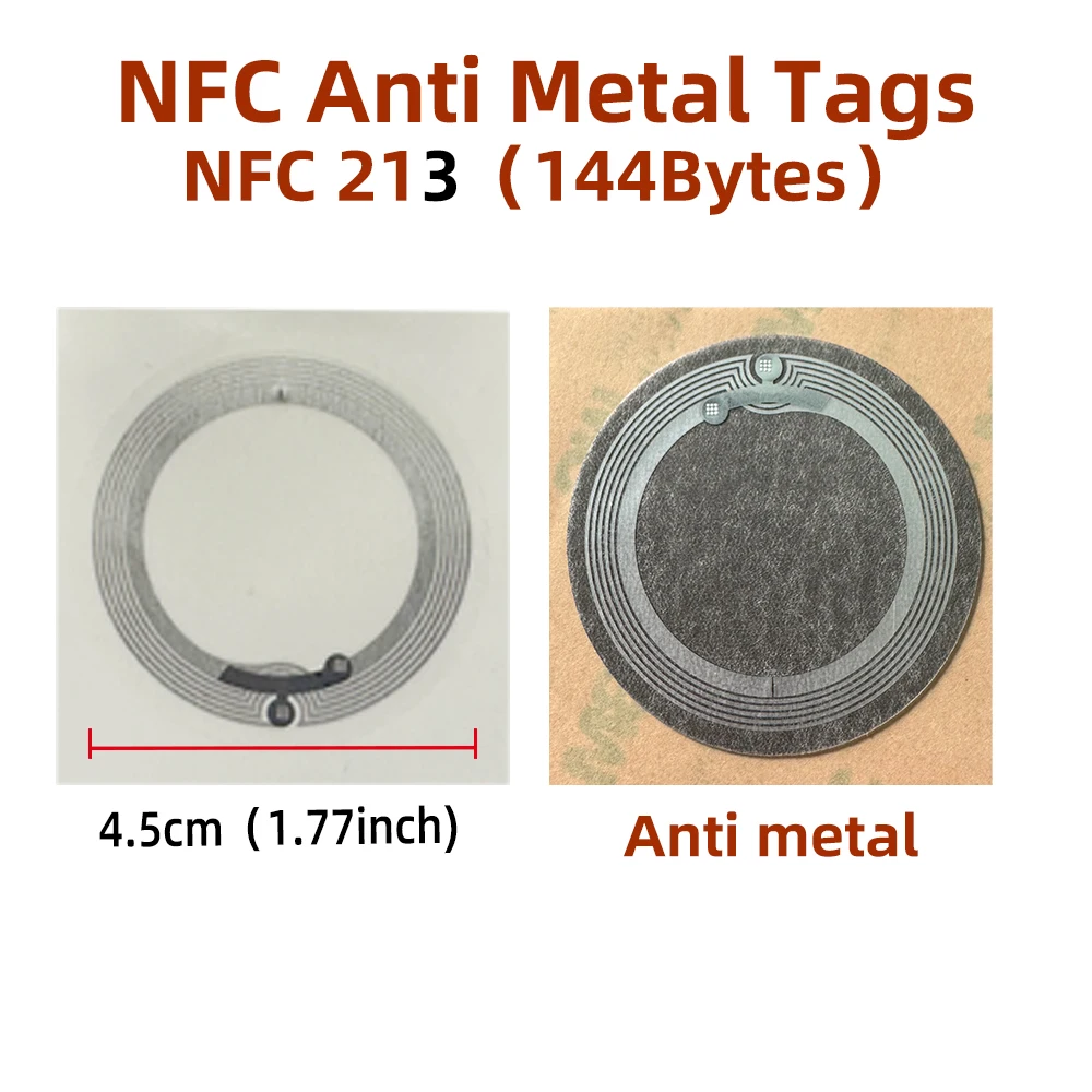 NFC-метка Rotundity 45 мм 13,56 МГц nfc213 наклейки универсальный кабель Ntag213 чип RFID для всех телефонов с поддержкой NFC nfc анти-металлические бирки
NFC-метка Rotundity 45 мм 13,56 МГц nfc213 наклейки универсальный кабель Ntag213 чип RFID для всех телефонов с поддержкой NFC nfc анти-металлические бирки