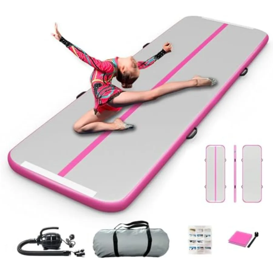 Inflatable Air Gymnastics Mat for Gym/Home/Outdoor/Cheerleading/Yoga/Water PVC Blue 10ft x 4ft x 4in thick with electric pump
Inflatable Air Gymnastics Mat for Gym/Home/Outdoor/Cheerleading/Yoga/Water PVC Blue 10ft x 4ft x 4in thick with electric pump