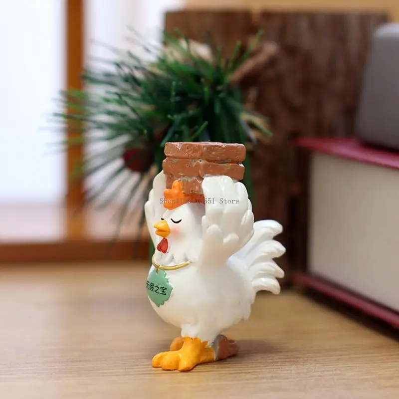 Chicken Figurines Decors Resin Chicken Sculpture Ornament Desktop Decors
Chicken Figurines Decors Resin Chicken Sculpture Ornament Desktop Decors