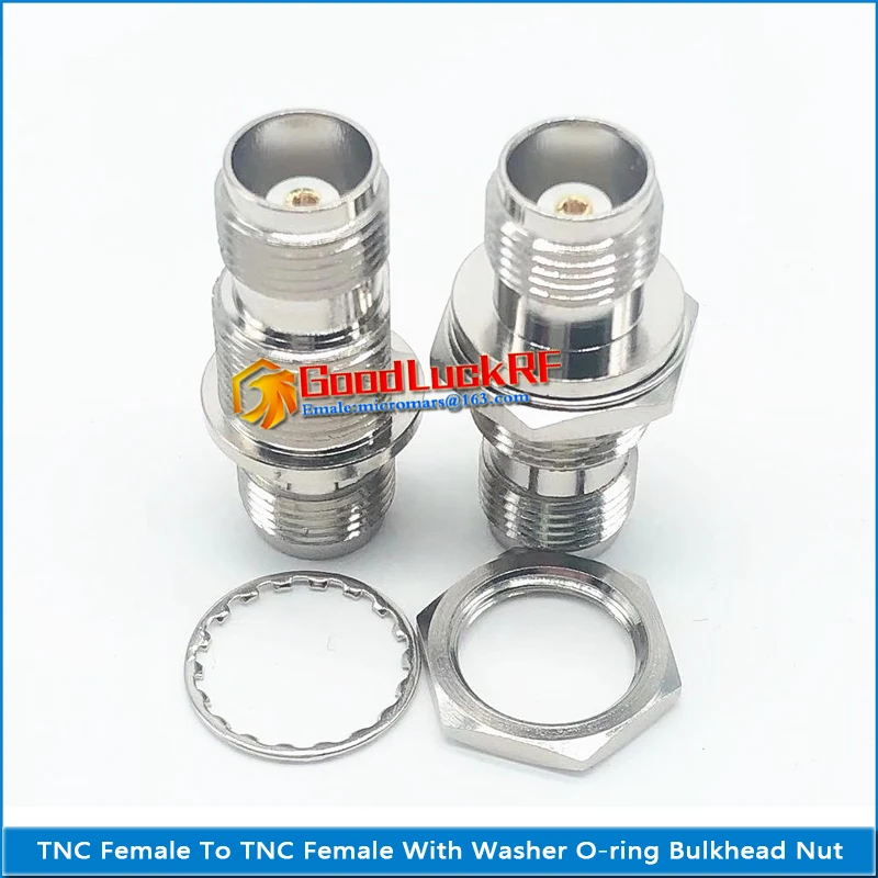 1X Pcs High-quality Dual TNC Female To TNC Female Plug Washer O-ring Bulkhead Mount Nut Brass RF Adapters Coaxial Connector
1X Pcs High-quality Dual TNC Female To TNC Female Plug Washer O-ring Bulkhead Mount Nut Brass RF Adapters Coaxial Connector