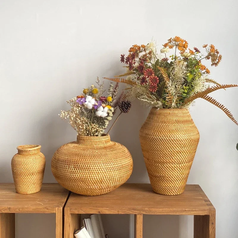 Premium Rattan Woven Art Vase Stylish Boho Tabletop Flowers Pot for Elegant Home Decor & Indoor Plants
Premium Rattan Woven Art Vase Stylish Boho Tabletop Flowers Pot for Elegant Home Decor & Indoor Plants