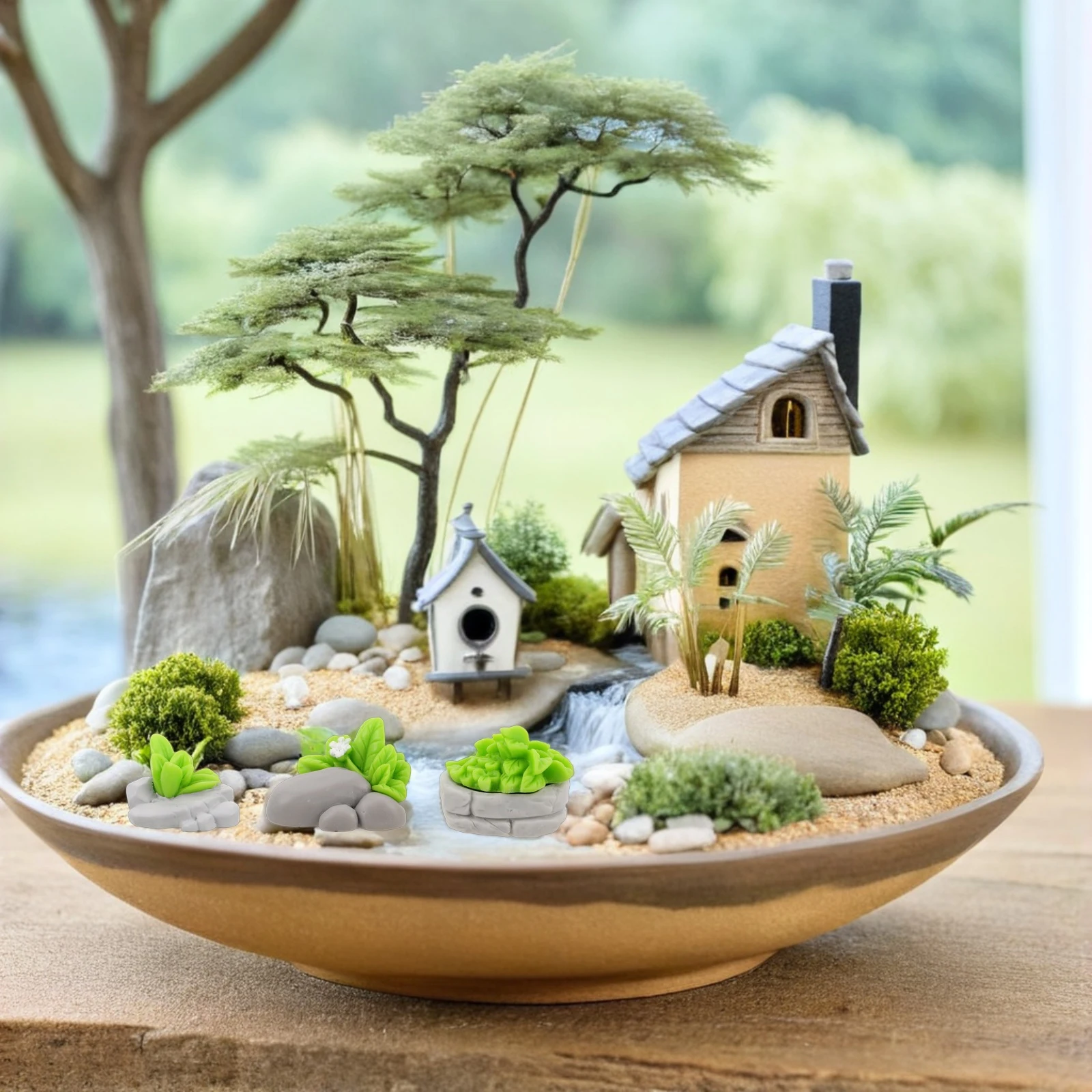 12pcs Simulated Stone Grass naments Realistic Miniature Garden Decor Fake Bonsai Rocks for Dollhouses Terrariums Indoor
12pcs Simulated Stone Grass naments Realistic Miniature Garden Decor Fake Bonsai Rocks for Dollhouses Terrariums Indoor