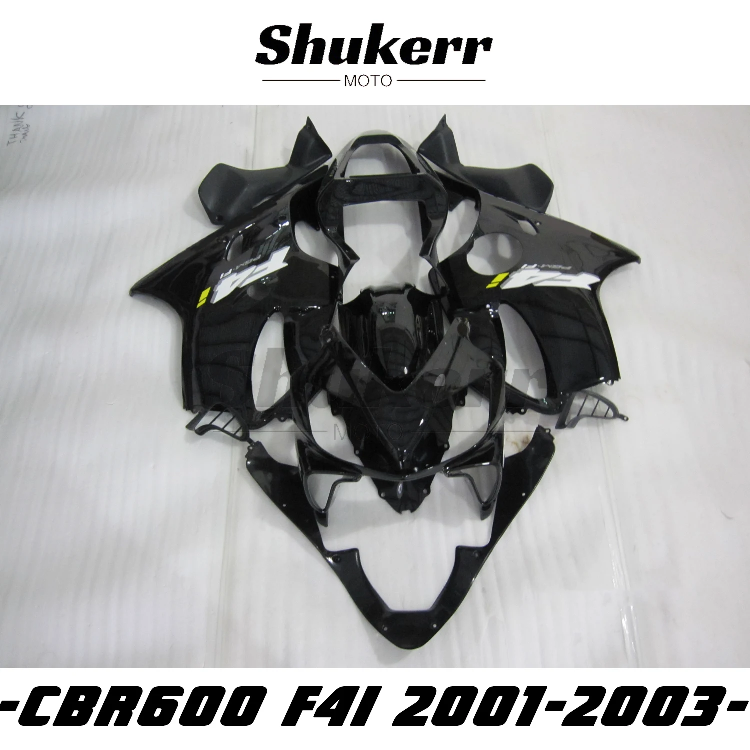 Fit for Honda Cbr600 F4I 2001-2003 2002 New Abs Motorcycle Plastics Fairing Kit Injection Mold Bodywork Panel Kit Black
Fit for Honda Cbr600 F4I 2001-2003 2002 New Abs Motorcycle Plastics Fairing Kit Injection Mold Bodywork Panel Kit Black