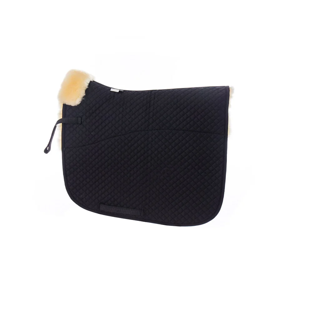 Best Selling Horse Equestrian Sheepskin Saddle Pads Custom Made Black Quilted Cloth Blanket Oversized Western Saddle Pad 
Best Selling Horse Equestrian Sheepskin Saddle Pads Custom Made Black Quilted Cloth Blanket Oversized Western Saddle Pad