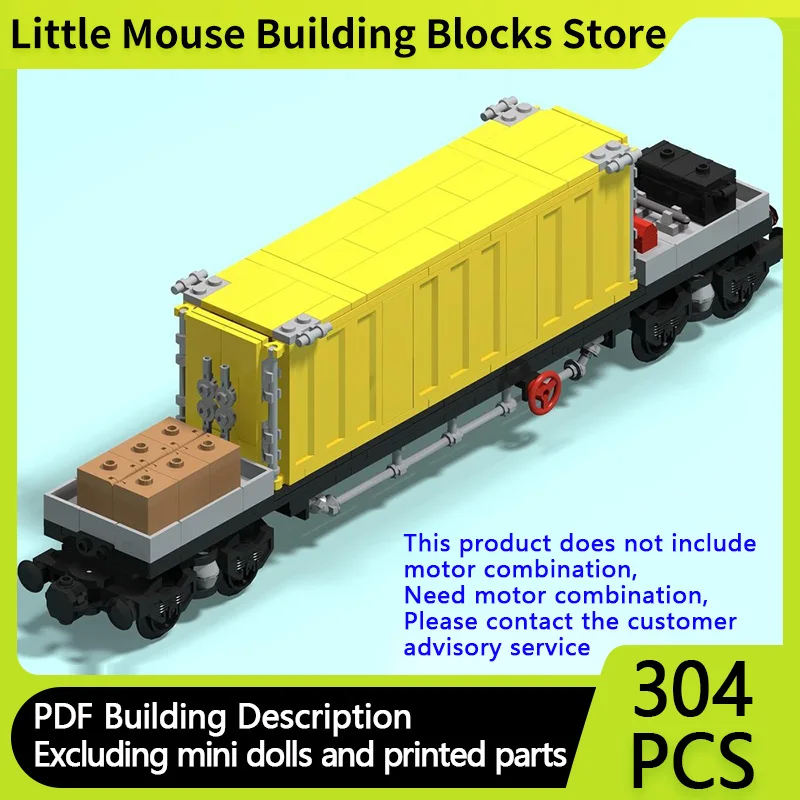 Конструктор City Car Model MOC: 8-колесный грузовой контейнерный вагон, модульная технология, детские праздничные подарки, набор для сборки игрушек
Конструктор City Car Model MOC: 8-колесный грузовой контейнерный вагон, модульная технология, детские праздничные подарки, набор для сборки игрушек