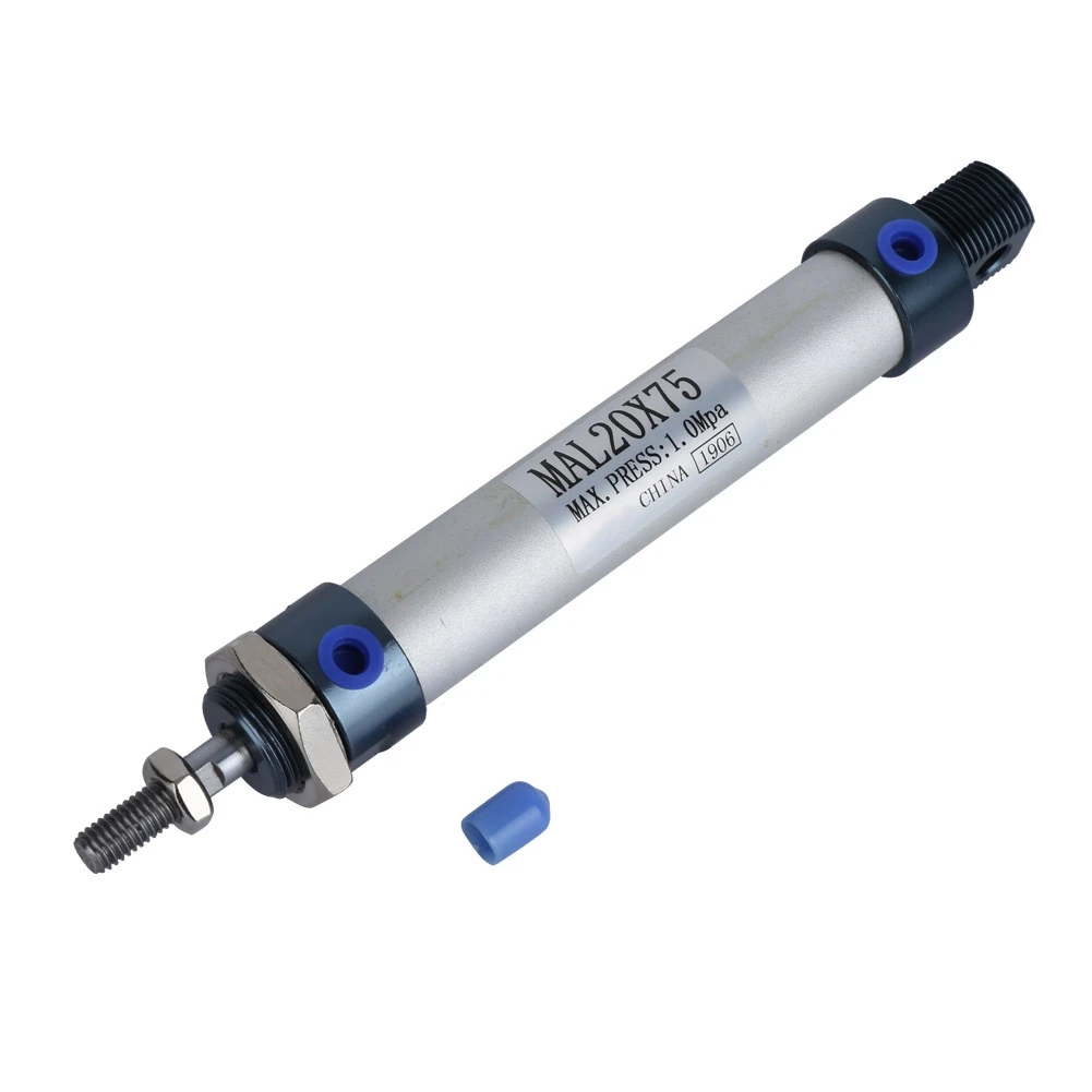 MAL 20mm Single Rod Double Acting Mini Pneumatic Air Cylinder Aluminum Alloy
MAL 20mm Single Rod Double Acting Mini Pneumatic Air Cylinder Aluminum Alloy