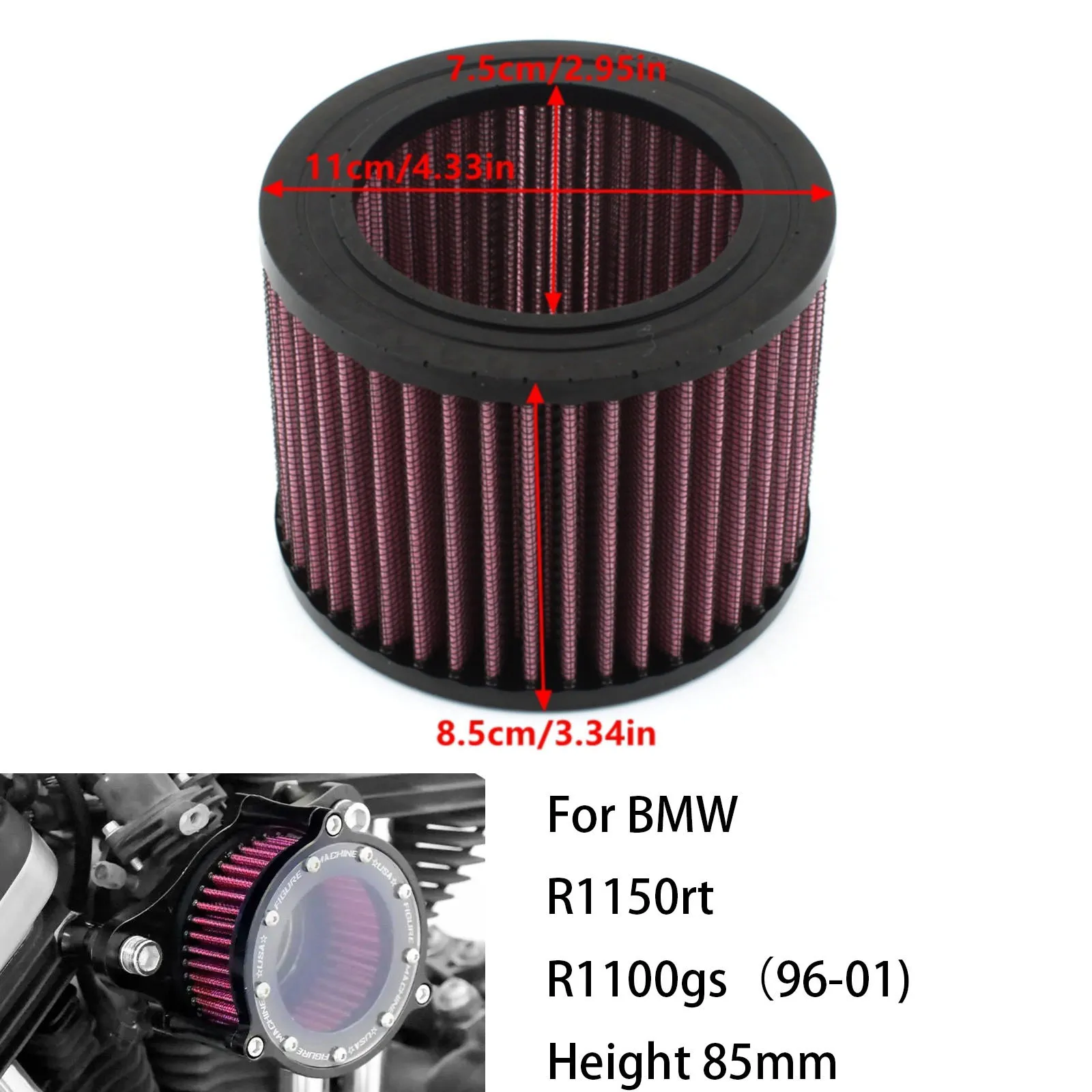 Воздушный фильтр высокой плотности мотоцикла для BMW R850/R1100/R1150 GS R RT RS 1993-2006 R850R R1100GS ABS R1150GS Adventure ROCKSTER
Воздушный фильтр высокой плотности мотоцикла для BMW R850/R1100/R1150 GS R RT RS 1993-2006 R850R R1100GS ABS R1150GS Adventure ROCKSTER