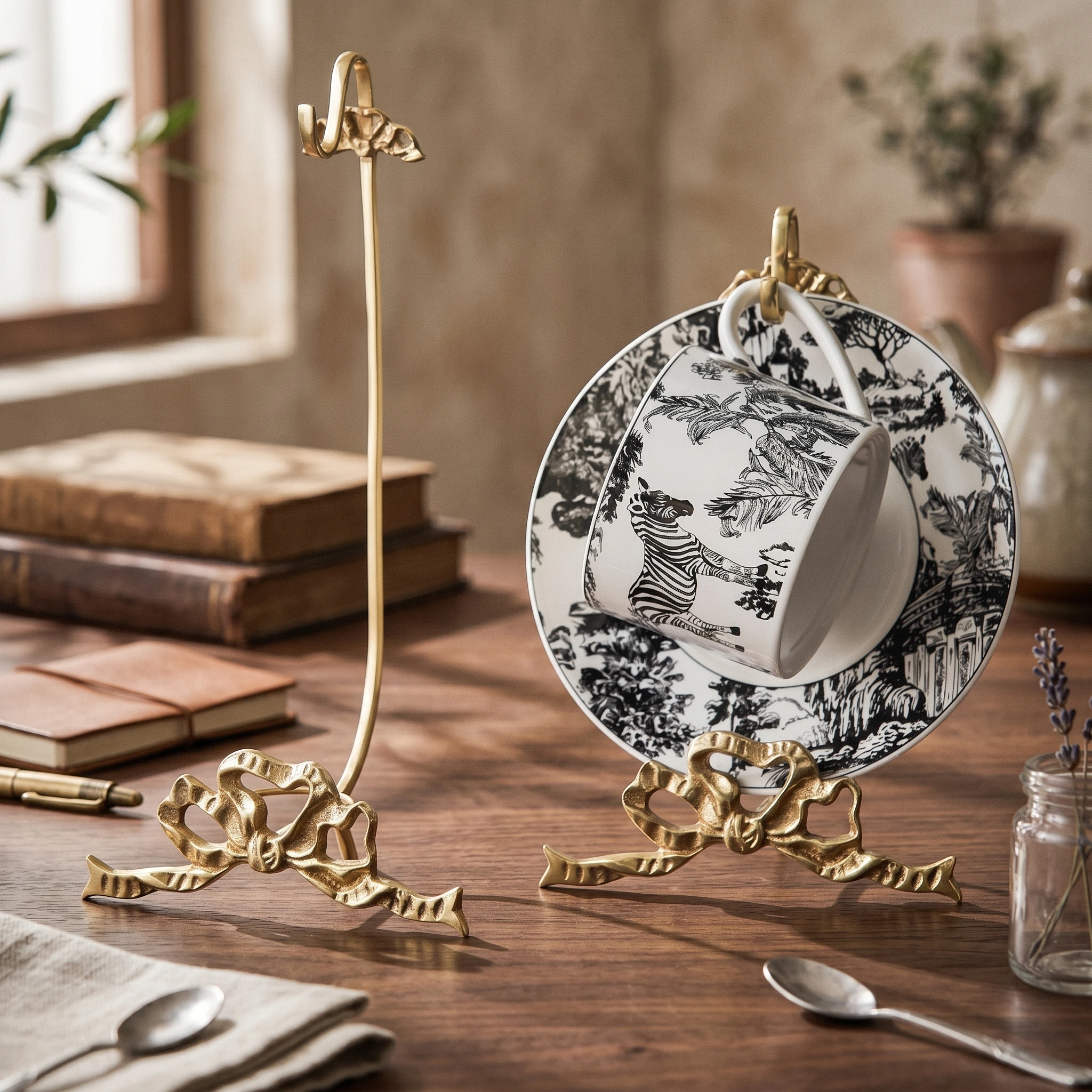 Hook Cup Stand Curved Stem Cup and Saucer Stand Coffee Mug Holder Decorative Home Decor Metal
Hook Cup Stand Curved Stem Cup and Saucer Stand Coffee Mug Holder Decorative Home Decor Metal