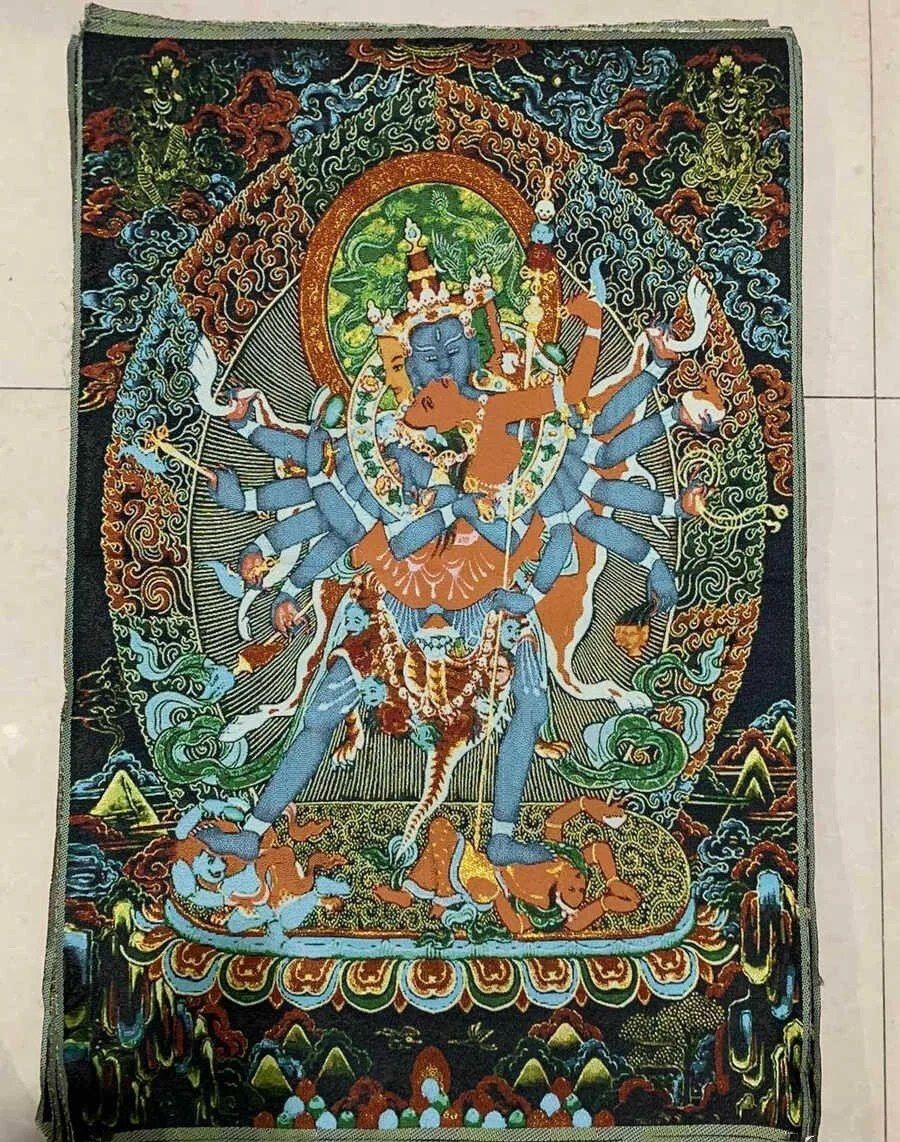 36" Old Tibet Embroidery Silk Cloth Vajrayogini Vajravarahi Buddha Thangka
36" Old Tibet Embroidery Silk Cloth Vajrayogini Vajravarahi Buddha Thangka