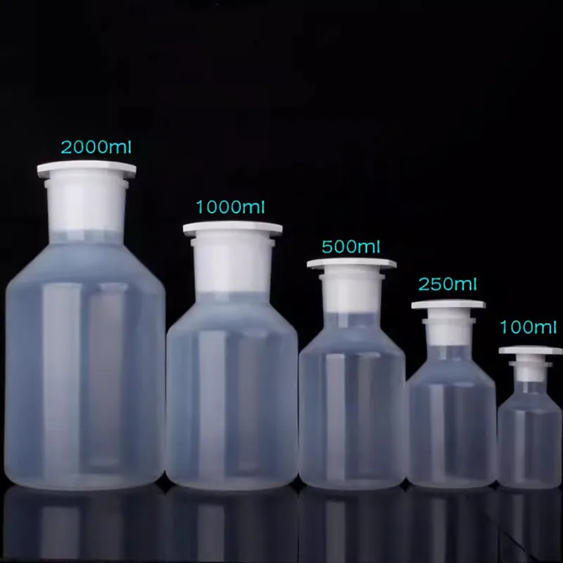 Plastic reagent bottle chemical seal bottle PP bottle with sealing stopper volumetric flask experimental bottle
Plastic reagent bottle chemical seal bottle PP bottle with sealing stopper volumetric flask experimental bottle
