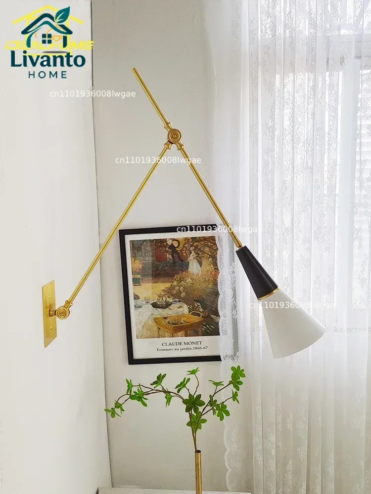 American Retro Medieval Black/Gold Lustre Brass Wall Lamp LED E14 Adjustable Swing Arm Wall Sconces Kitchen Island Sofas Bedside
American Retro Medieval Black/Gold Lustre Brass Wall Lamp LED E14 Adjustable Swing Arm Wall Sconces Kitchen Island Sofas Bedside