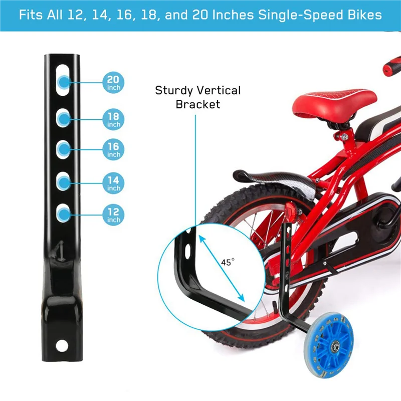 XSXS-4X Детские тренировочные колеса для 20-дюймового велосипеда Flash Bike Тренировочные колеса Велосипедные тренировочные колеса со стабилизаторами, установленный комплект
XSXS-4X Детские тренировочные колеса для 20-дюймового велосипеда Flash Bike Тренировочные колеса Велосипедные тренировочные колеса со стабилизаторами, установленный комплект