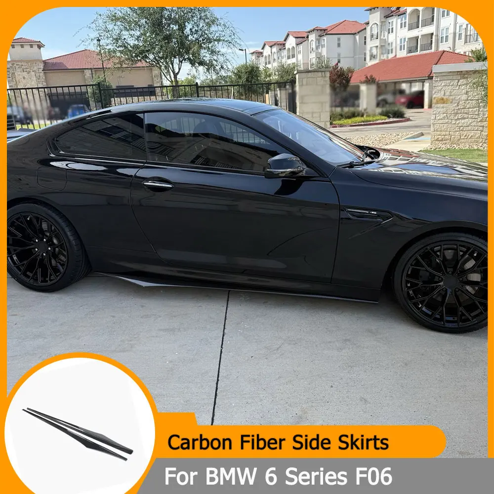 Carbon Fiber Car Side Skirts Extensions Lip Aprons for BMW 6 Series F06 M Sport Sedan 2012-2017 Side Door Skirts
Carbon Fiber Car Side Skirts Extensions Lip Aprons for BMW 6 Series F06 M Sport Sedan 2012-2017 Side Door Skirts