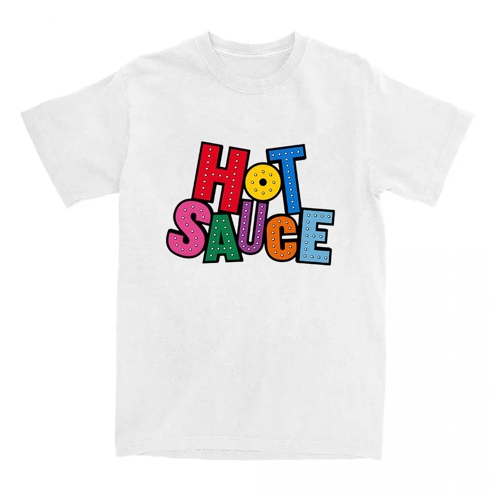 Hot Sauce Single Printing T-shirt Cotton Short Sleeve Men Tshirts Casual Fashion Korean Girls' Band T Shirt Women Men Clothing
Hot Sauce Single Printing T-shirt Cotton Short Sleeve Men Tshirts Casual Fashion Korean Girls' Band T Shirt Women Men Clothing