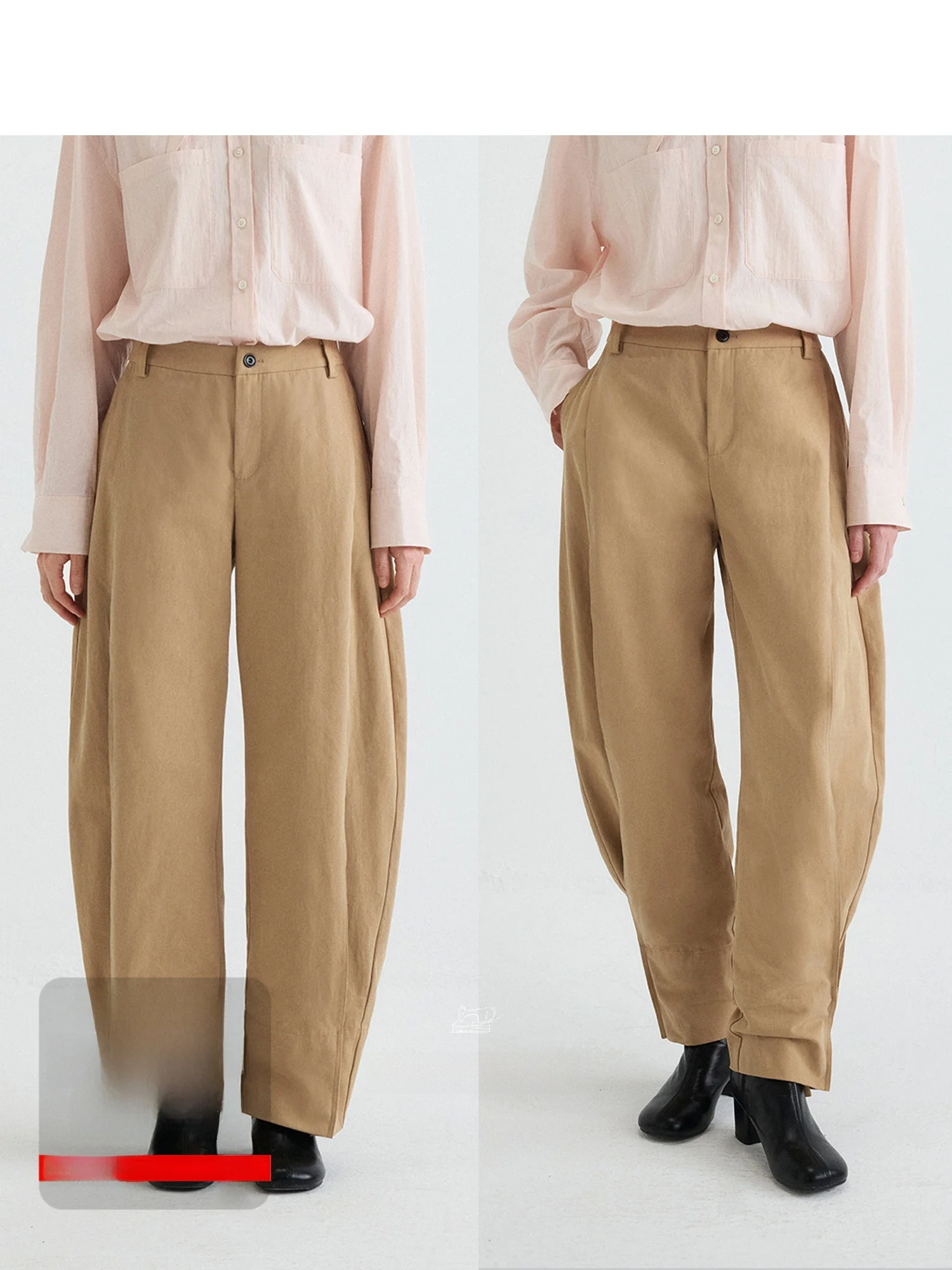 Женские повседневные брюки Nice People 2026SS из хлопка с двойным поясом и молнией, удобная посадка
Женские повседневные брюки Nice People 2026SS из хлопка с двойным поясом и молнией, удобная посадка