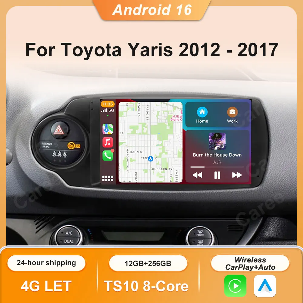 Android 14 Car Radio Carplay For Toyota Yaris 2012 2013 2014 2015 2016 2017 GPS Navigation Multimedia Player Stereo WIFI No 2din
Android 14 Car Radio Carplay For Toyota Yaris 2012 2013 2014 2015 2016 2017 GPS Navigation Multimedia Player Stereo WIFI No 2din