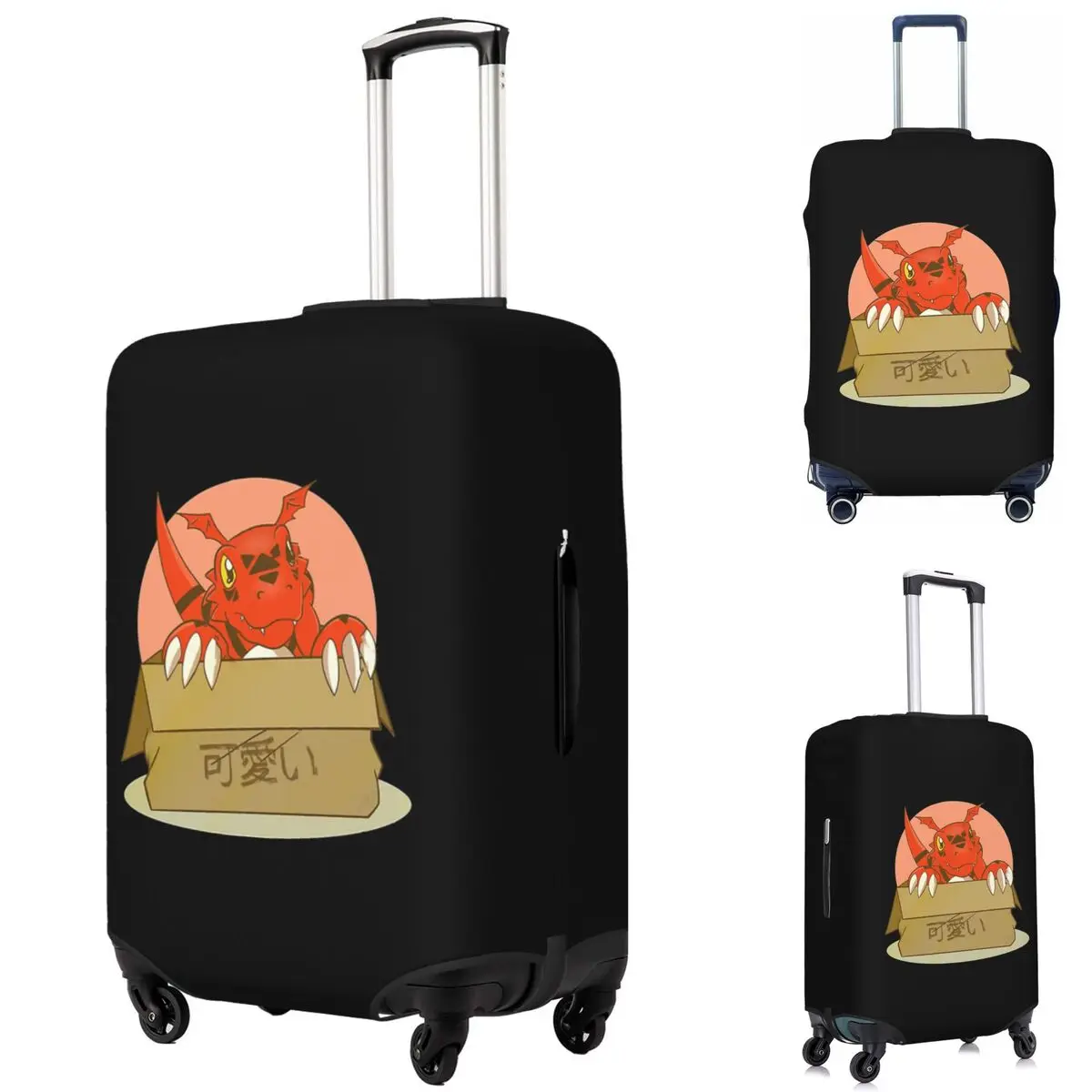 Guilmon In The Box Digimon Classic Suitcase Cover Protection Elastic Trip Luggage Protector Covers for 18-32 Inch
Guilmon In The Box Digimon Classic Suitcase Cover Protection Elastic Trip Luggage Protector Covers for 18-32 Inch