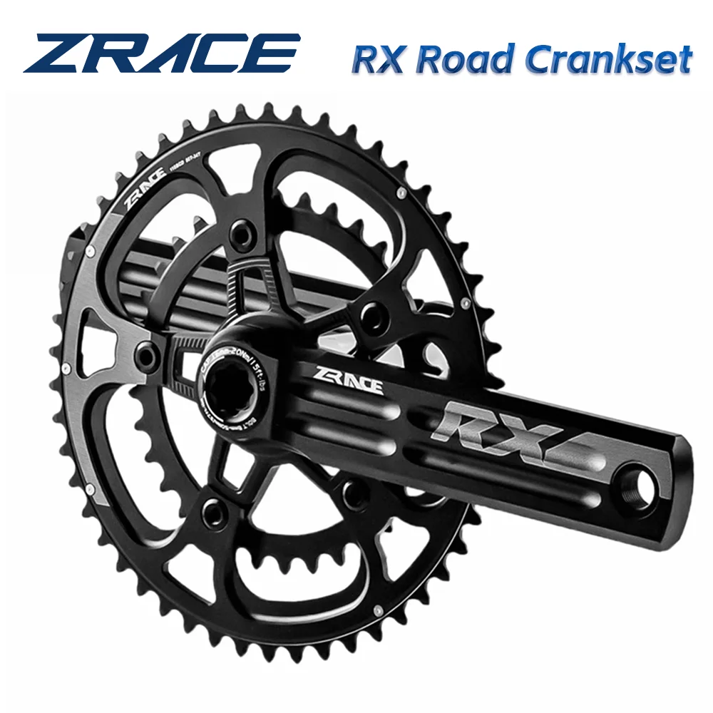 ZRACE RX 2 x 10 / 11 Speed Road Chainset Chain Wheel crank protector, 50/34T, 53/39T, 170mm / 172.5mm / 175mm, DUB BB29
ZRACE RX 2 x 10 / 11 Speed Road Chainset Chain Wheel crank protector, 50/34T, 53/39T, 170mm / 172.5mm / 175mm, DUB BB29
