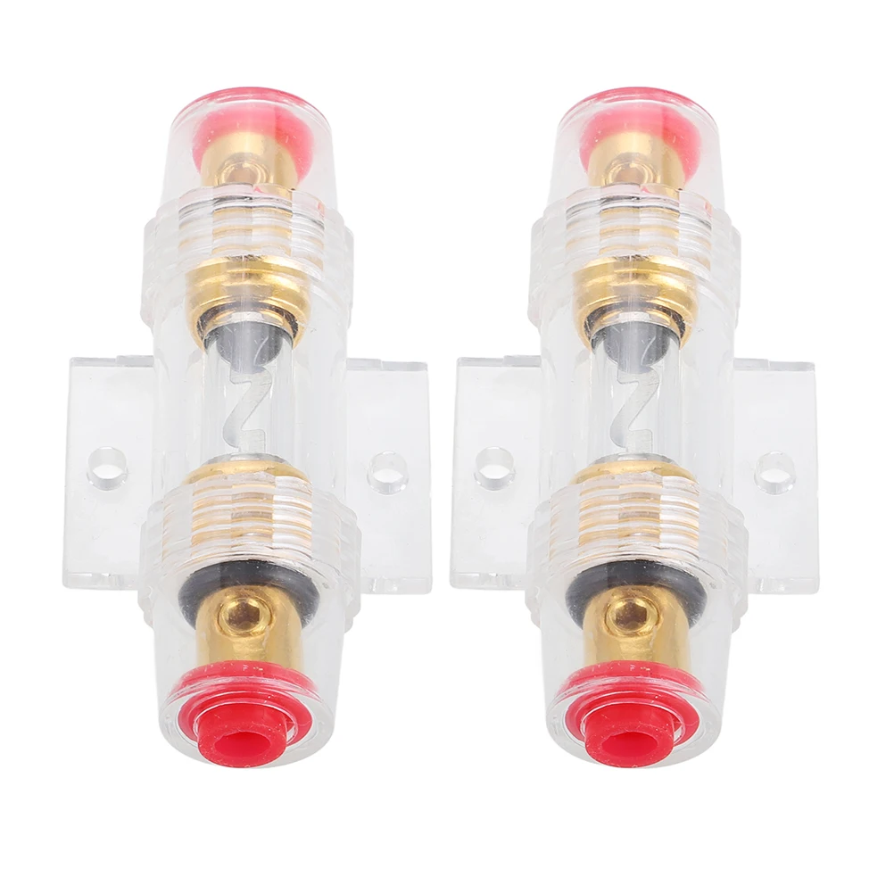 2Pcs Car Audio Modification Transparent AGU Fuse Holder Melting Pot Block Zinc Alloy Circuit Protection Easy Installation
2Pcs Car Audio Modification Transparent AGU Fuse Holder Melting Pot Block Zinc Alloy Circuit Protection Easy Installation