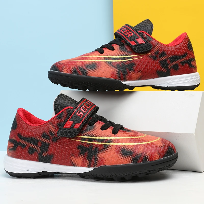 Professional Football Sneakers for Children Fashion Indoor Soccer Turf Shoes Big Size 30-39 Hook-loop Futsal Training Shoes Kids
Professional Football Sneakers for Children Fashion Indoor Soccer Turf Shoes Big Size 30-39 Hook-loop Futsal Training Shoes Kids