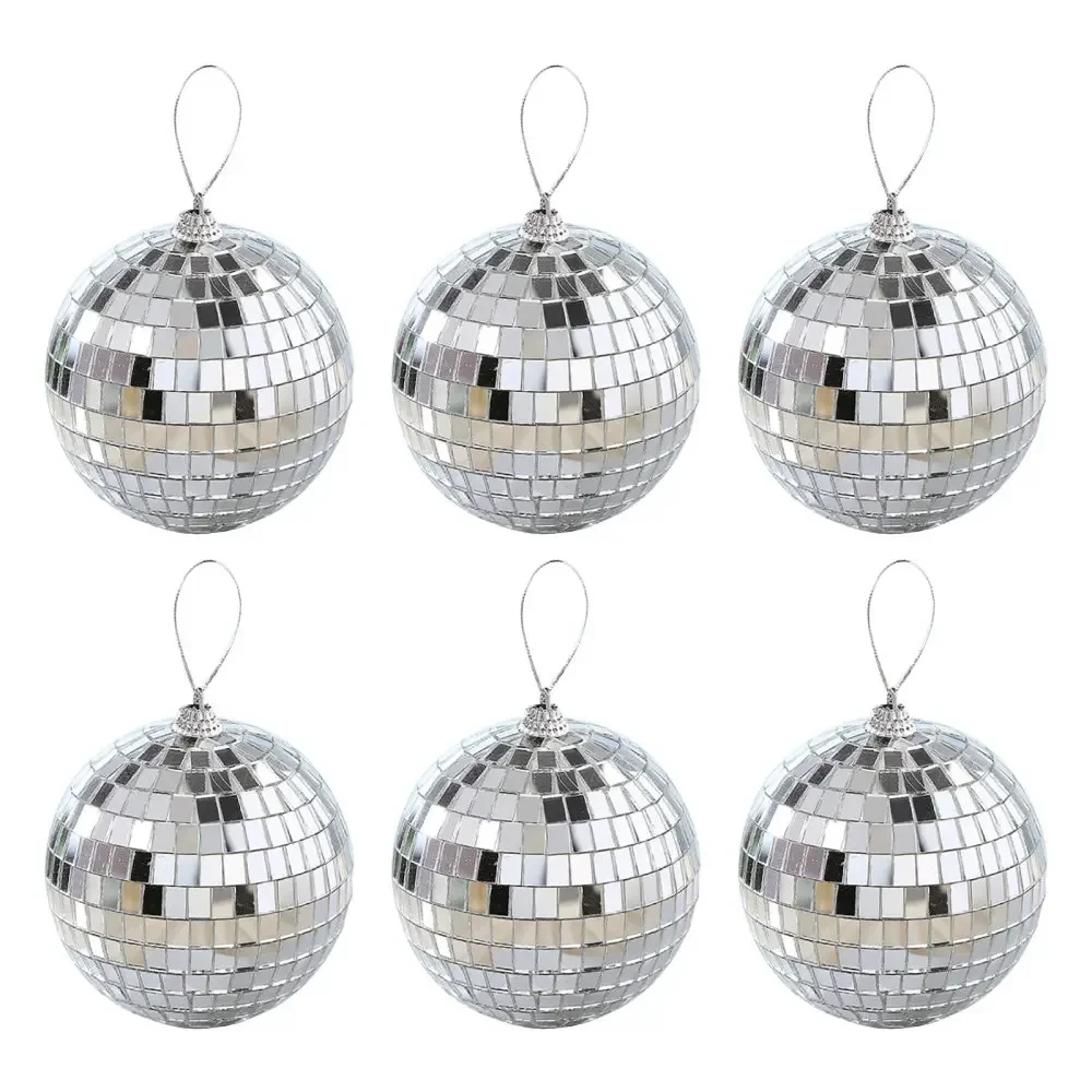 Mirror Disco Balls 12/6pcs For Weddings School Dances Birthdays Christmas Decoration Glass Silvery Classic Design Light Weight
Mirror Disco Balls 12/6pcs For Weddings School Dances Birthdays Christmas Decoration Glass Silvery Classic Design Light Weight