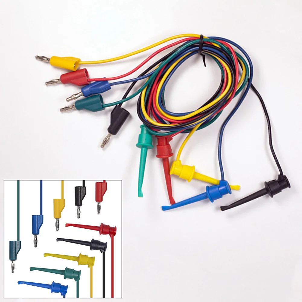 For DIY Projects Grabber Clips Multimeter Wires Electrical Measurements 38.2inch 970mm 30V AC 60V DC Voltage Rating
For DIY Projects Grabber Clips Multimeter Wires Electrical Measurements 38.2inch 970mm 30V AC 60V DC Voltage Rating