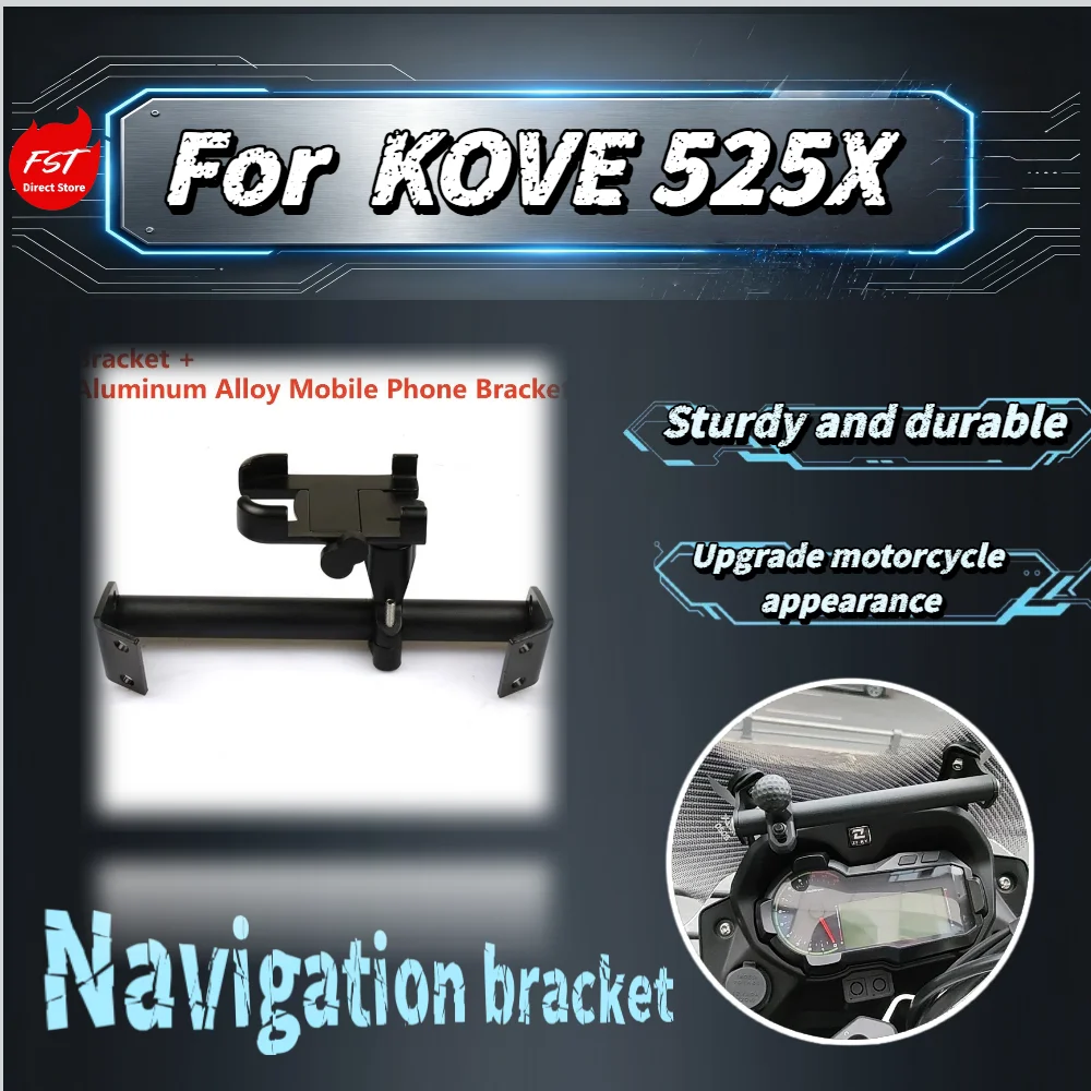 For KOVE 525X Motorcycle GPS Navigation Bracket Phone Holder Multi-function Camera Extension Bar Modified Accessories
For KOVE 525X Motorcycle GPS Navigation Bracket Phone Holder Multi-function Camera Extension Bar Modified Accessories