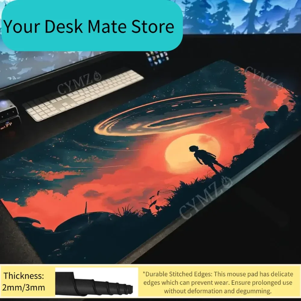 Коврик для мыши в виде летающей тарелки от Digital Art Giant, игровой коврик для стола, резиновый, противоскользящий, прочный, аксессуар для ПК, коврик для клавиатуры и мыши
Коврик для мыши в виде летающей тарелки от Digital Art Giant, игровой коврик для стола, резиновый, противоскользящий, прочный, аксессуар для ПК, коврик для клавиатуры и мыши