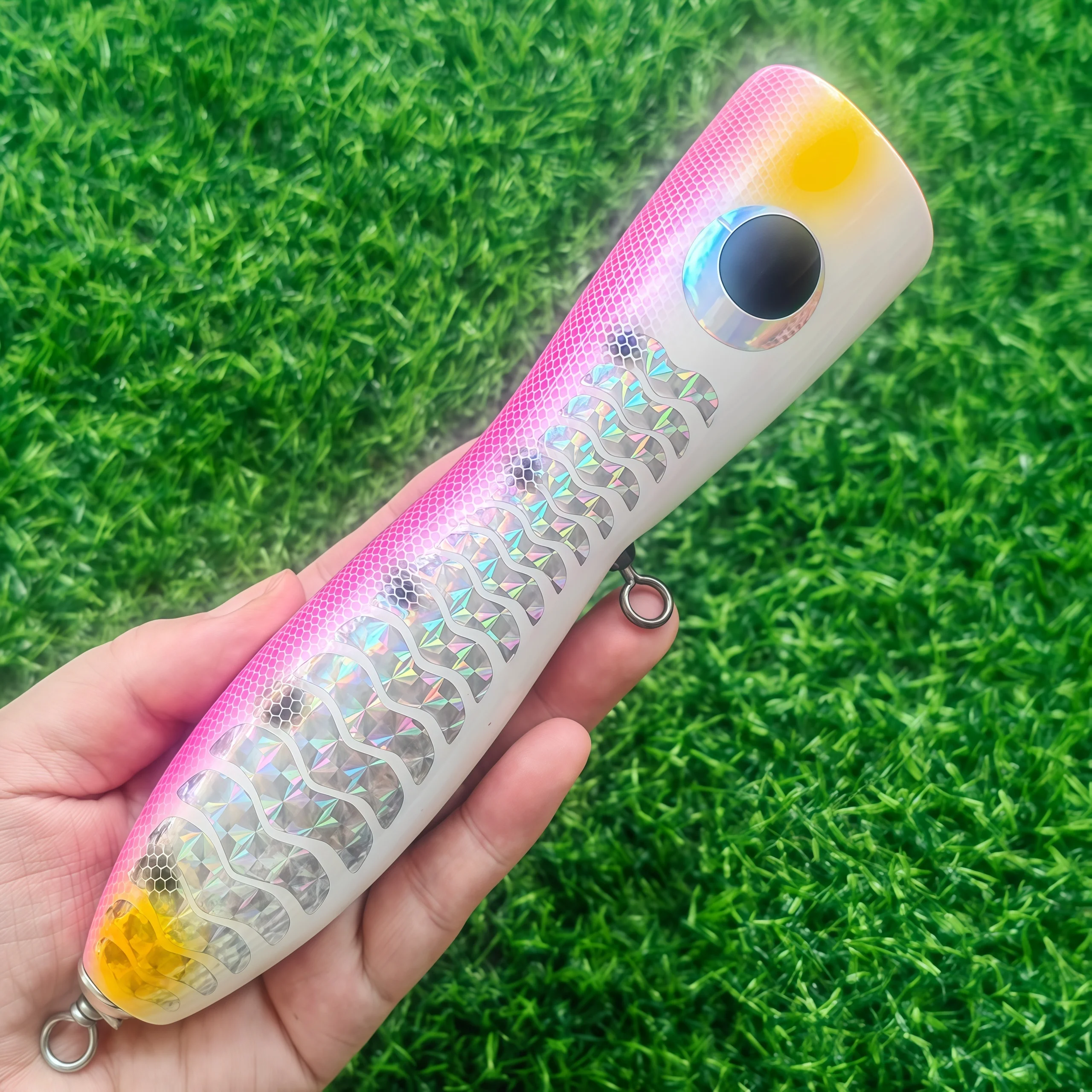 Рыболовная приманка-поппер, большая приманка-поппер, громкий звук, 200 мм/100 г для рыбалки, окуня, черница, тунца, поппер
Рыболовная приманка-поппер, большая приманка-поппер, громкий звук, 200 мм/100 г для рыбалки, окуня, черница, тунца, поппер