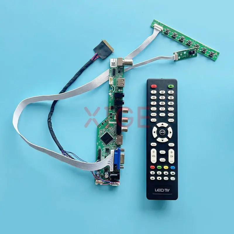 For N133B6 N133BGE N134B6 LCD Driver Controller Board LVDS 40-Pin 1366*768 13.3" Kit DIY USB+AV+HDMI+VGA TV Analog Laptop Matrix
For N133B6 N133BGE N134B6 LCD Driver Controller Board LVDS 40-Pin 1366*768 13.3" Kit DIY USB+AV+HDMI+VGA TV Analog Laptop Matrix